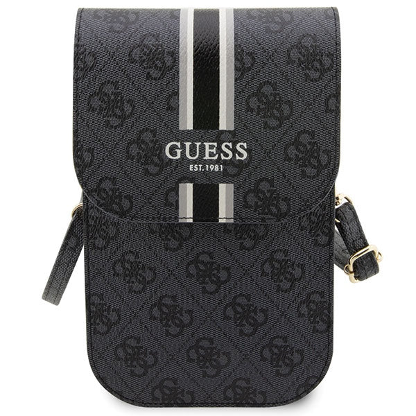 Guess 4G Stripe Håndtaske - sort