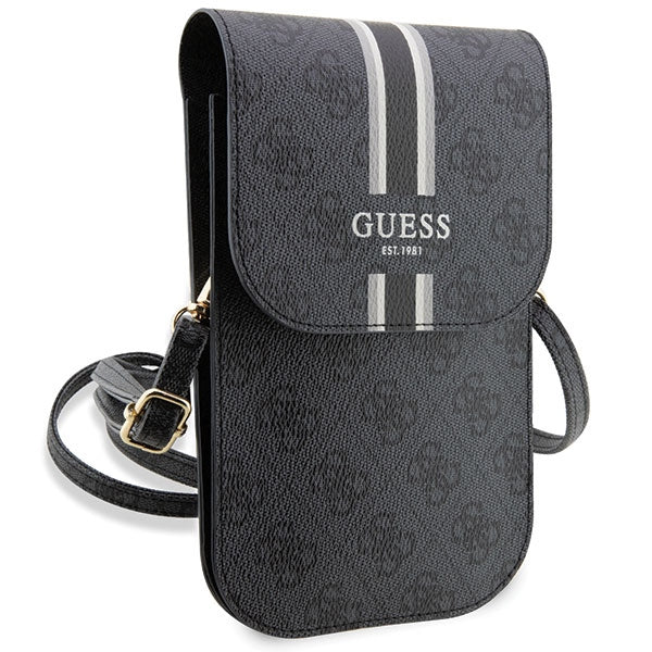 Guess 4G Stripe Håndtaske - sort