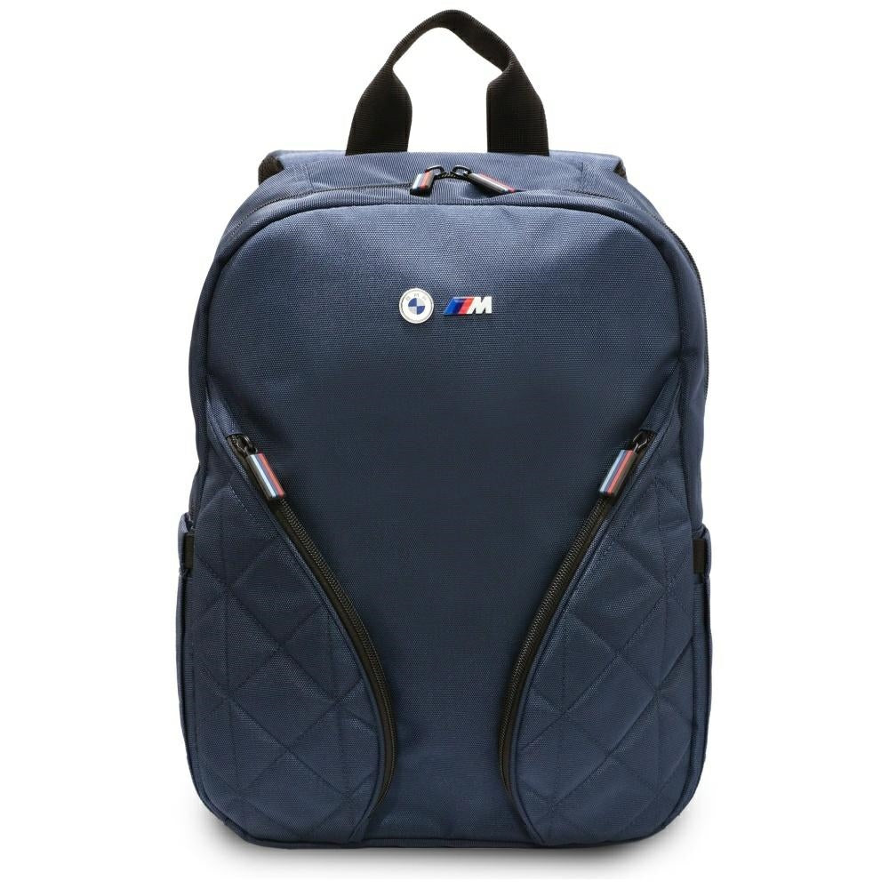 BMW Nylon lommer & Metal Logo 16" Laptop rygsæk - Navy Blue