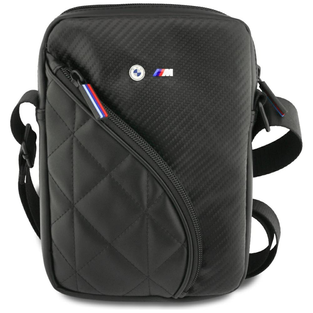 BMW Carbon Pockets & Metal Logo 8" Tablet Bag - sort