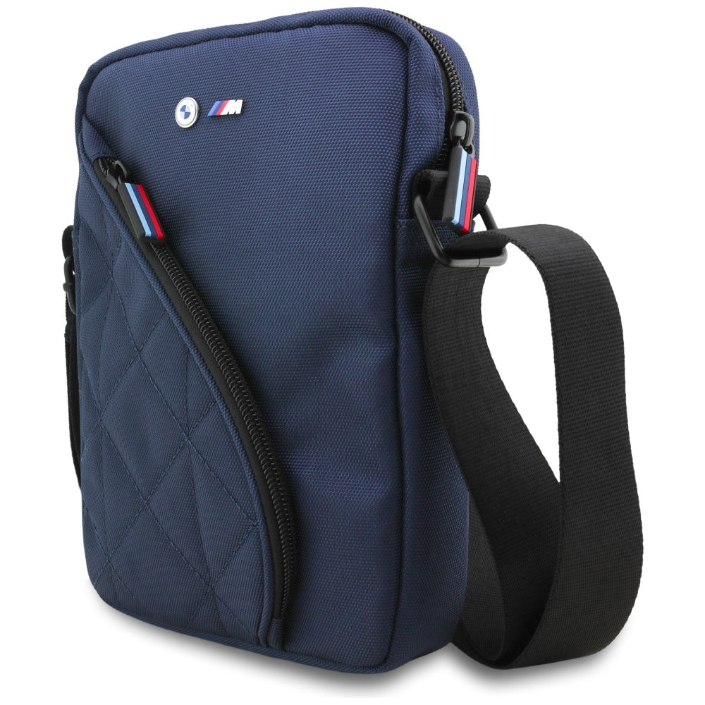 BMW Nylon lommer & Metal Logo 8" Tablet Bag - Navy Blue