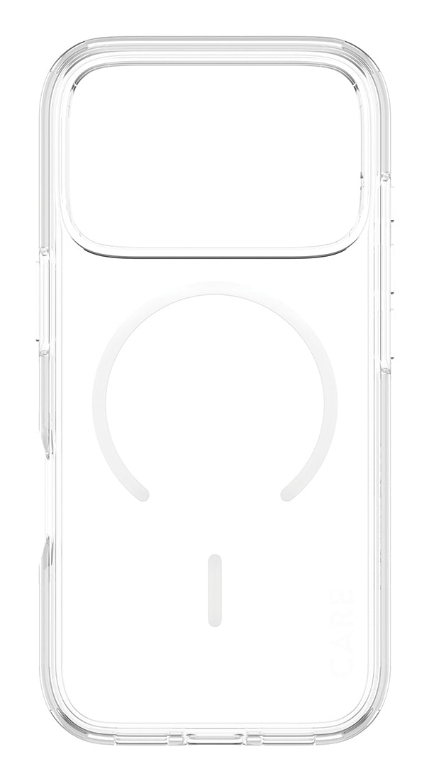 CARE Case Clear Urban Explorer White MagSafe iPhone 17 Pro