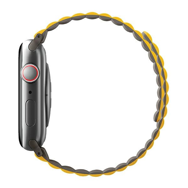 Uniq Revix magnetrem til Apple Watch 42 / 44 / 45 / 49 mm - Grå-gul