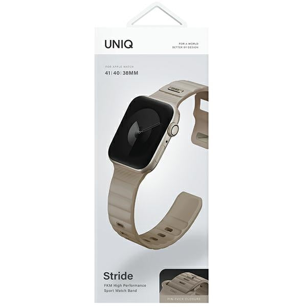 Uniq Stride Strap til Apple Watch 38 / 40 / 41 mm - Beige