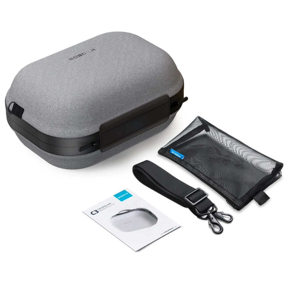 BoboVR C3 Carrying Case for Meta Quest 3 and 3S - Gray