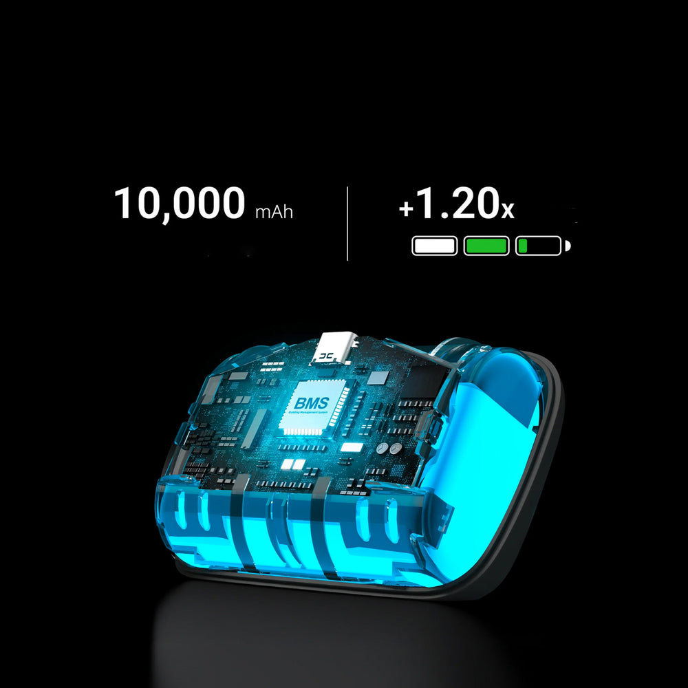 BoboVR P4U hovedrem med batteri til PICO 4 Ultra og Ultra Enterprise - hvid og sort