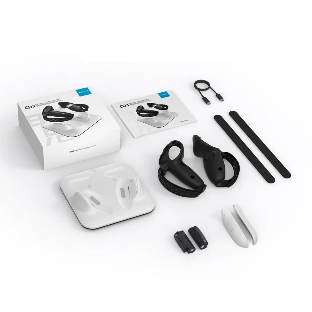 BoboVR CD3 Controller Charging Kit til Meta Quest 3 og 3S
