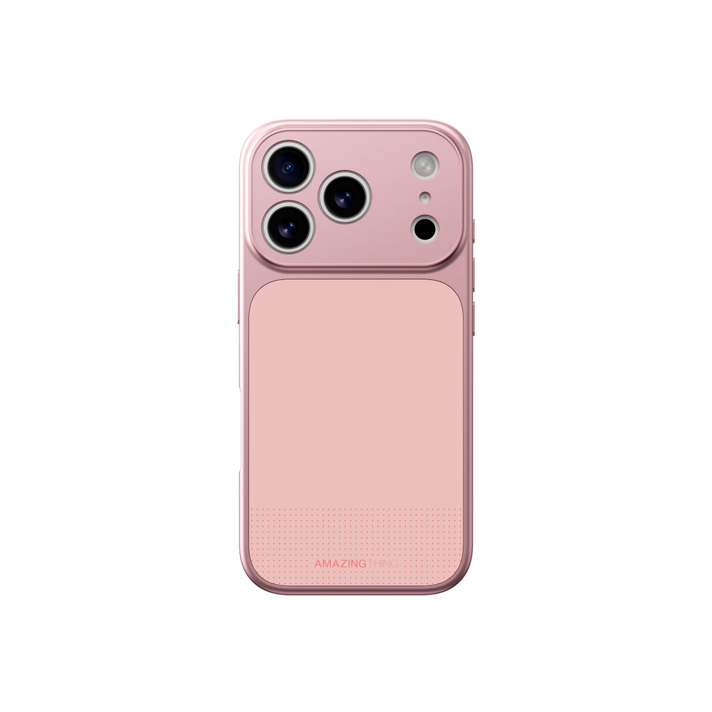 AmazingThing Minimal Mag Full Cover Case til iPhone 17 Pro Max - Pink