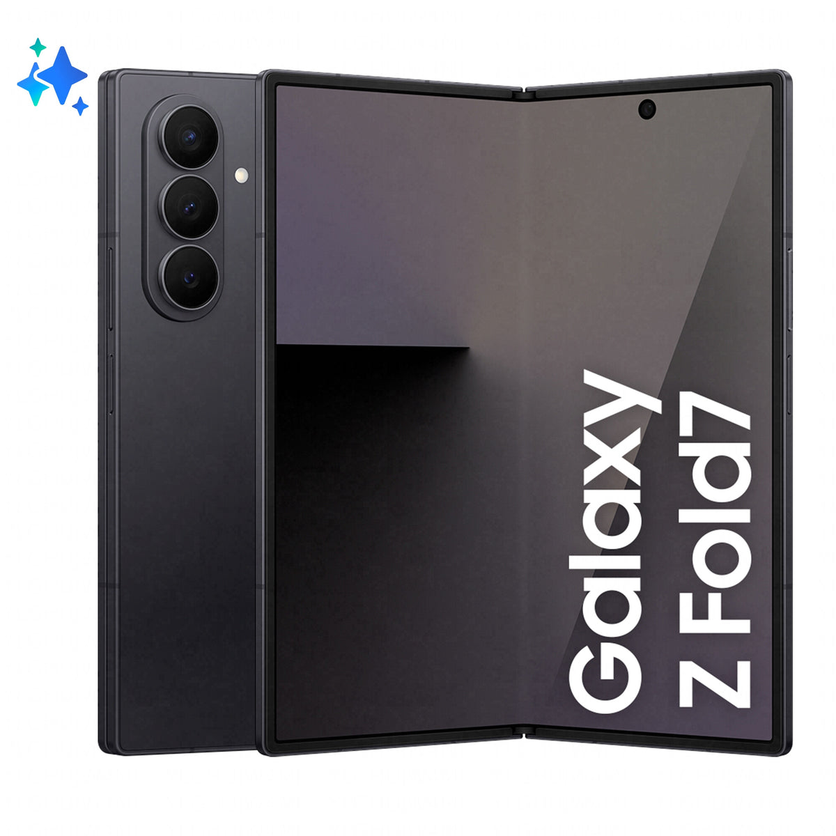 Samsung Galaxy Z Fold7 20,3 cm (8") Android 16.0 5G 12 GB 256 GB 4400 mAh Sort