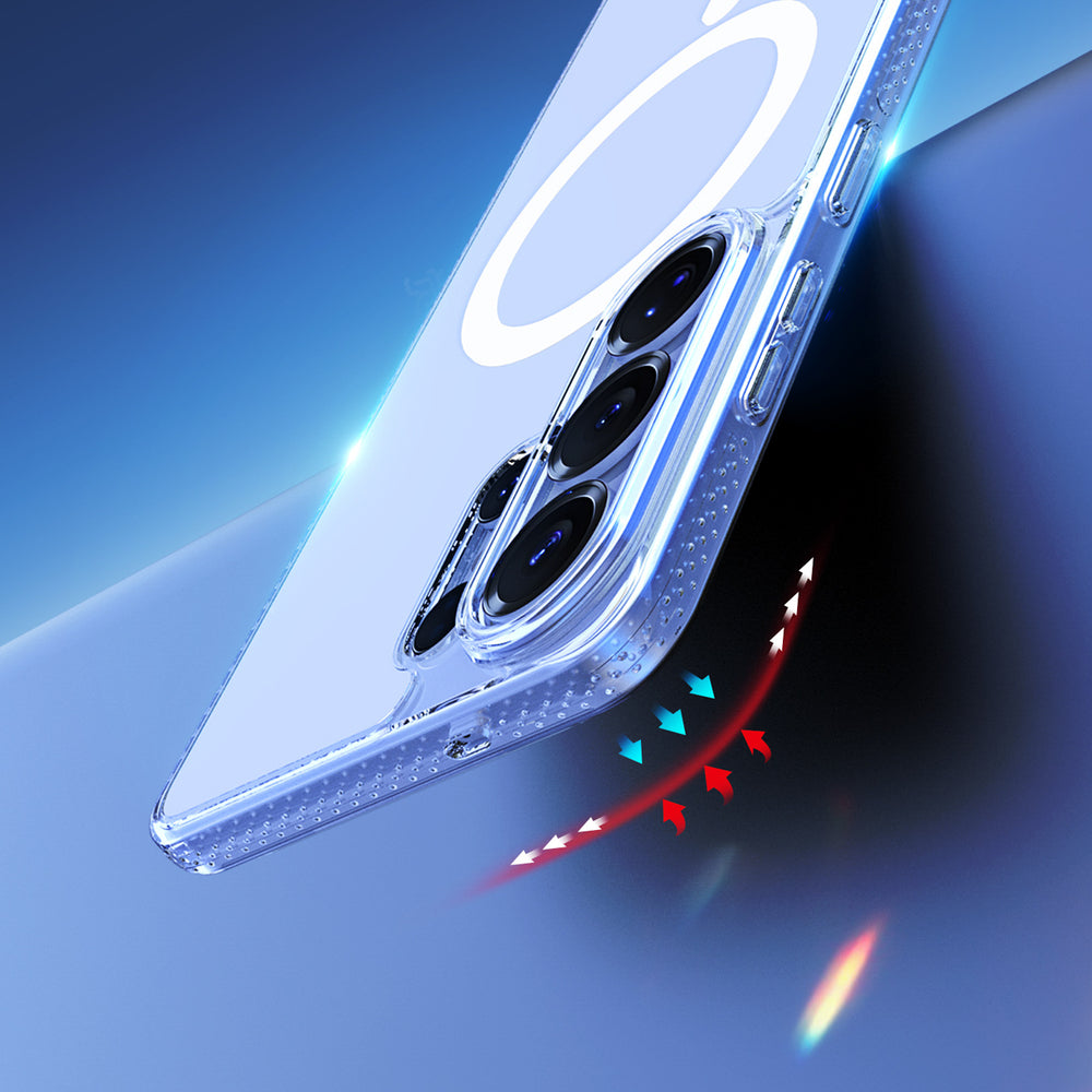 Dux Ducis Clin Mag Case Kompatibel med MagSafe til Samsung S26 Ultra - Transparent