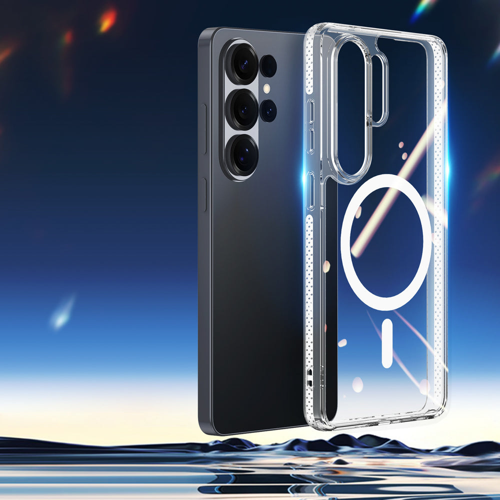Dux Ducis Clin Mag Case Kompatibel med MagSafe til Samsung S26 Ultra - Transparent