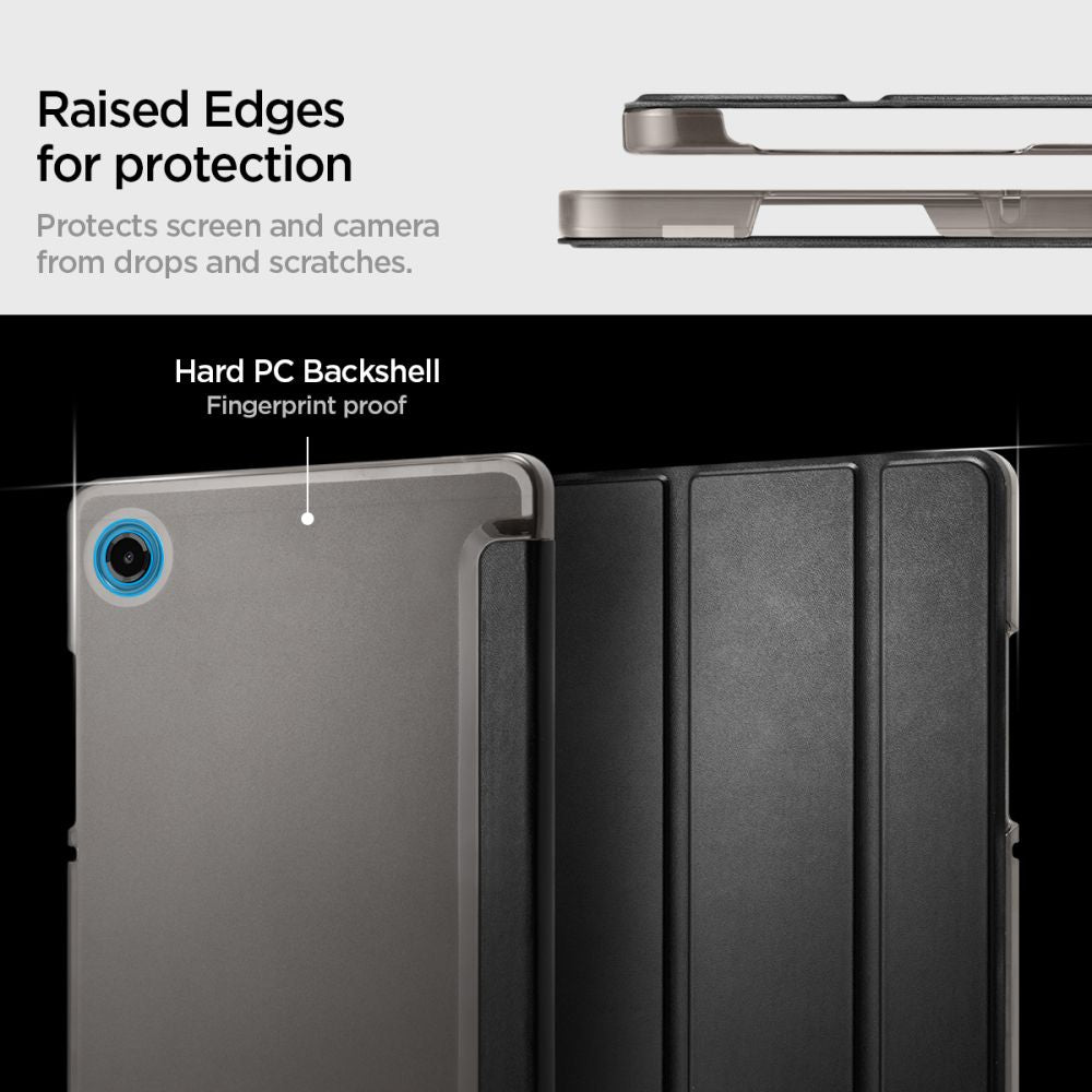Spigen Smart Fold Case til Samsung Galaxy Tab A9 / A11 - sort