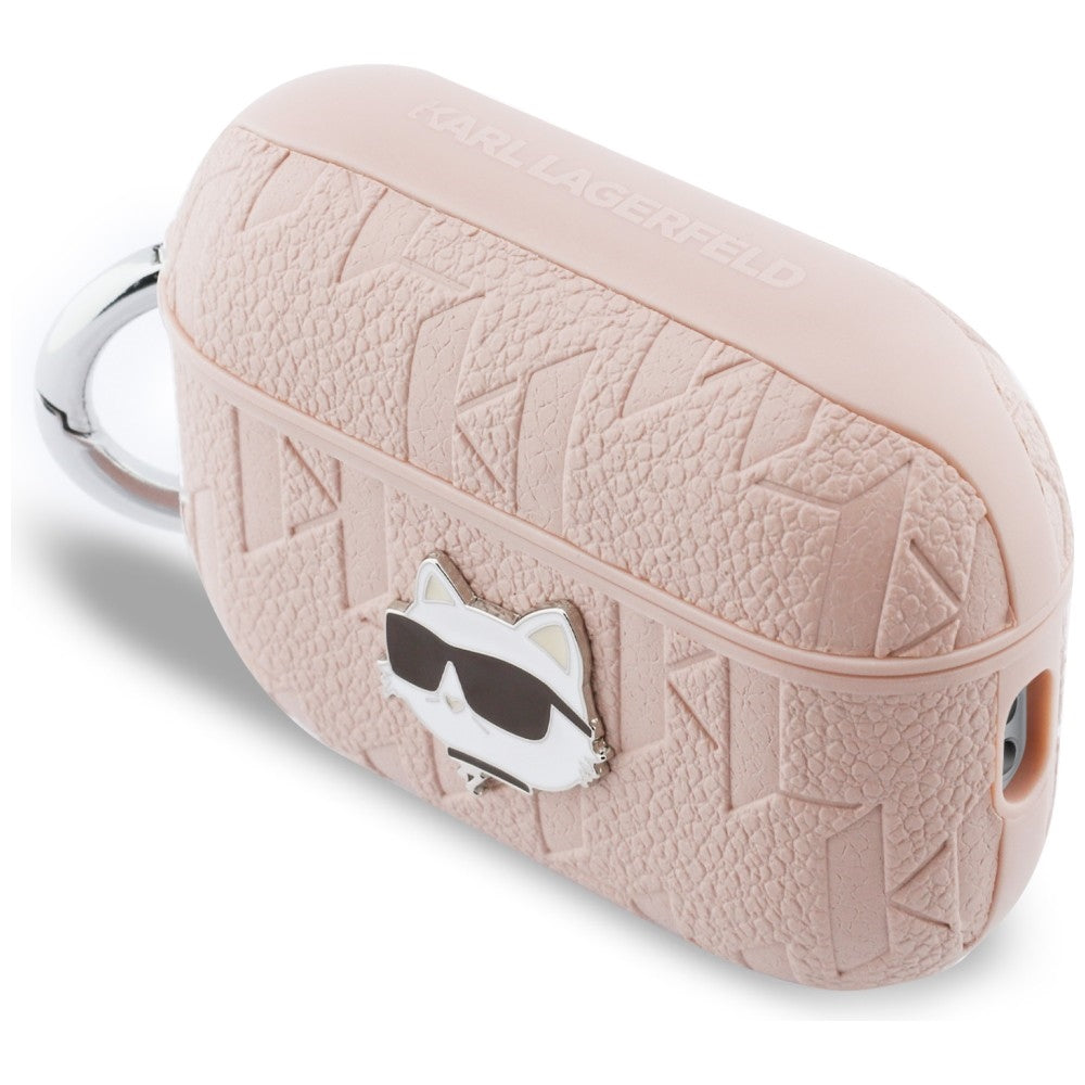 Karl Lagerfeld Monogram Choupette Head Case til AirPods Pro 3 - Pink