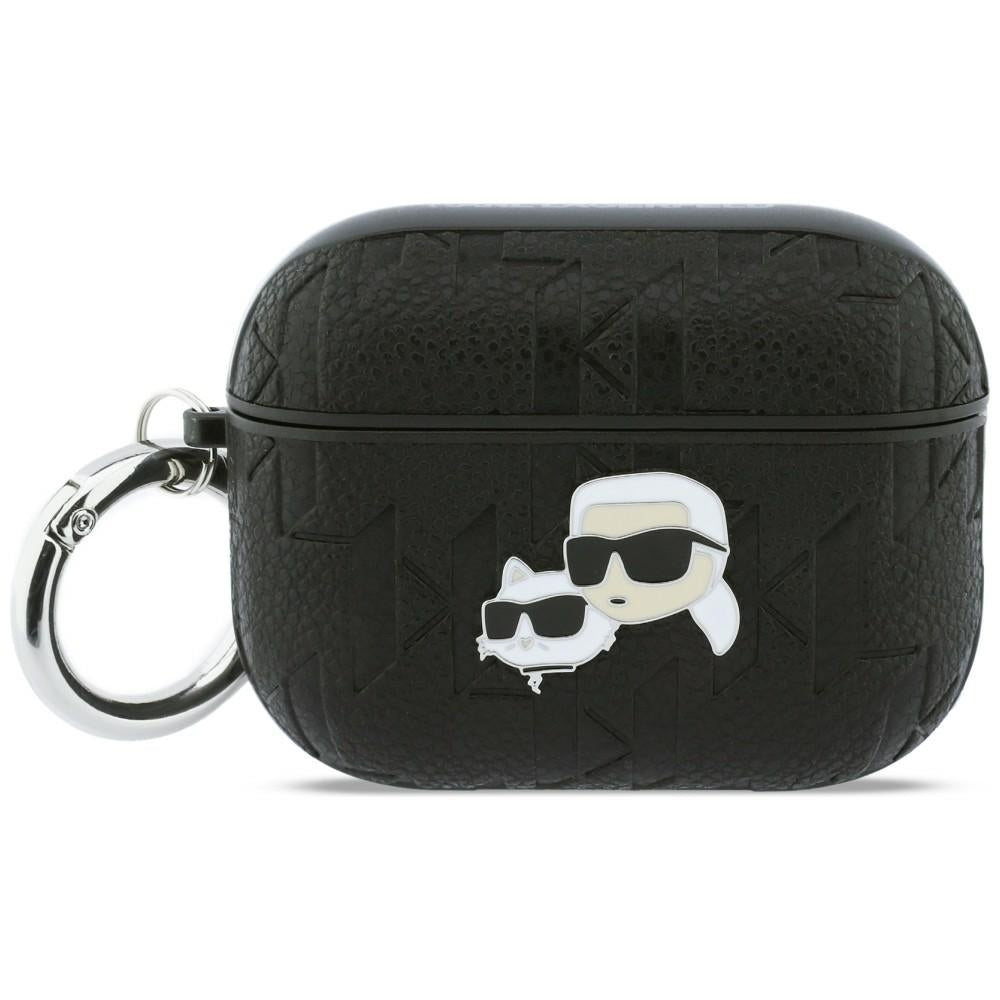 Karl Lagerfeld Monogram Karl & Choupette Head Case til AirPods Pro 3 - sort