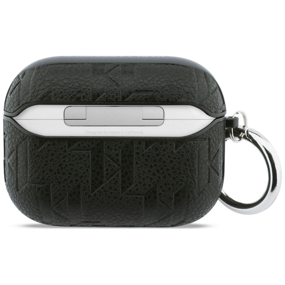 Karl Lagerfeld Monogram Karl & Choupette Head Case for AirPods Pro 3 - Black