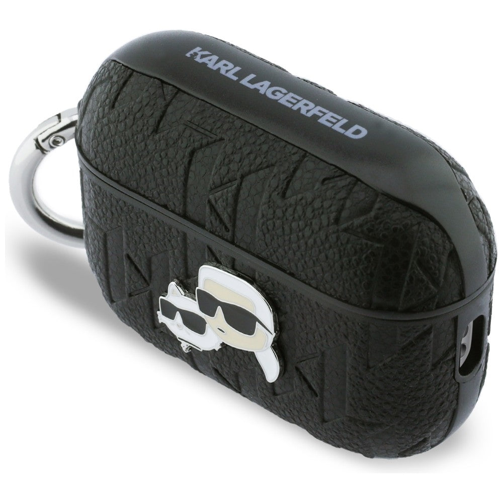 Karl Lagerfeld Monogram Karl & Choupette Head Case til AirPods Pro 3 - sort