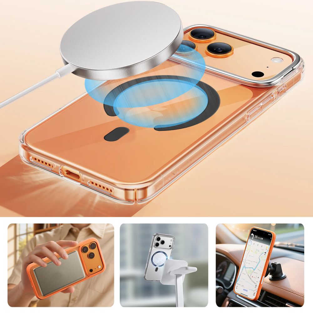 MagSafe Tech-Protect MMP-200 Magnetisk ring til telefon - sort
