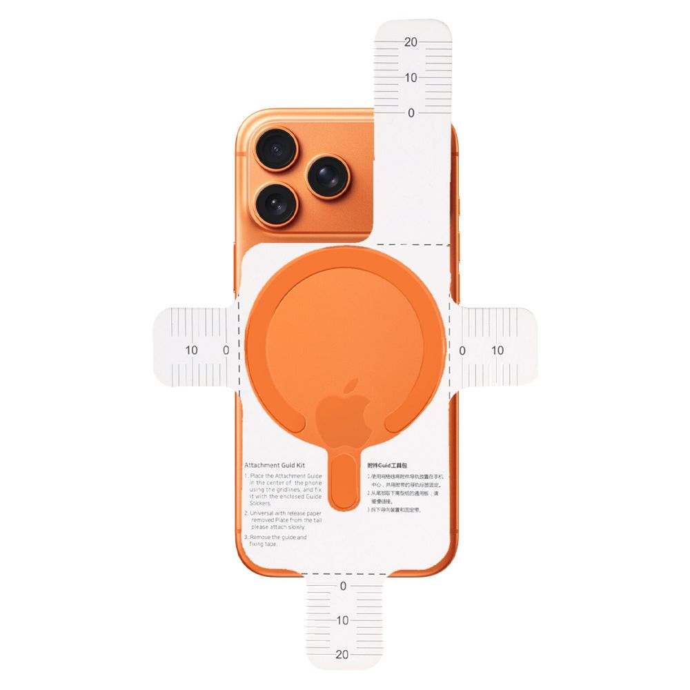 MagSafe Tech-Protect MMP-200 Magnetisk ring til telefon - orange