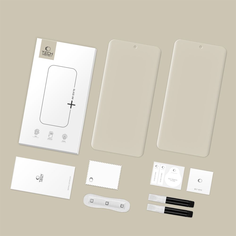 Tech-Protect Glass UV+ 2-pakke af hærdet glas til Xiaomi Redmi Note 15 Pro+ 5G