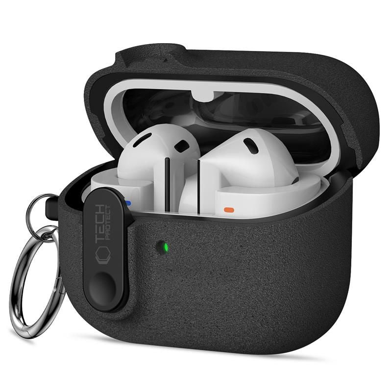 Tech-Protect Slim Hook Case til Samsung Galaxy Buds 3 / 3 FE / 3 Pro - sort