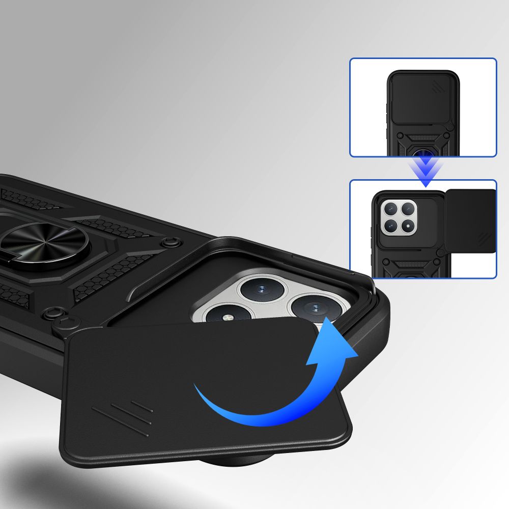 Tech-Protect CamShield Pro Case til Xiaomi Poco F8 - sort