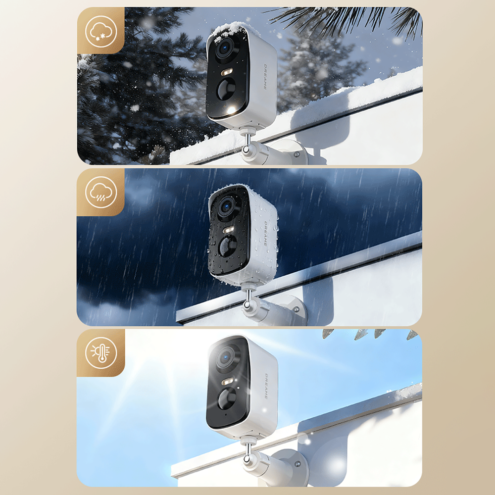 Dreame Navo Care SE 1 Outcam outdoor camera with solar panel - white
