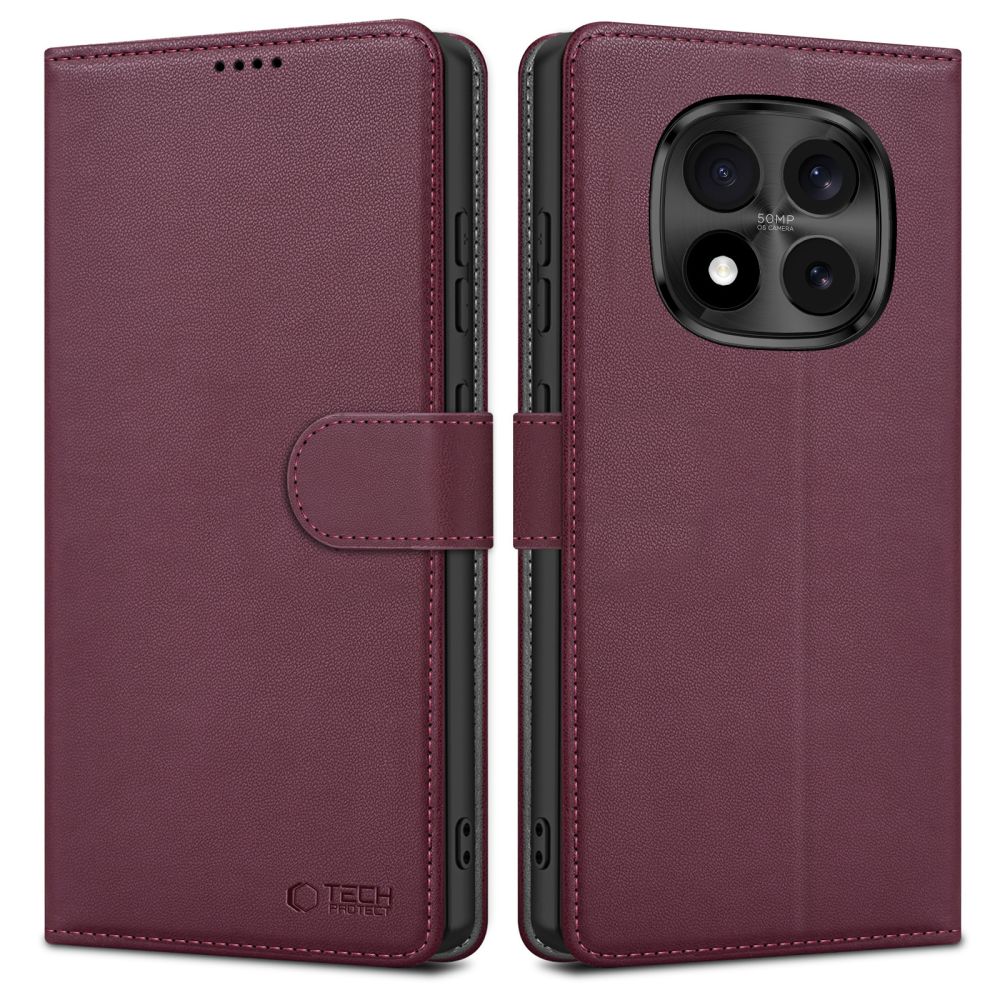 Tech-Protect Wallet Case til Xiaomi Redmi Note 15 Pro 5G - Burgundy