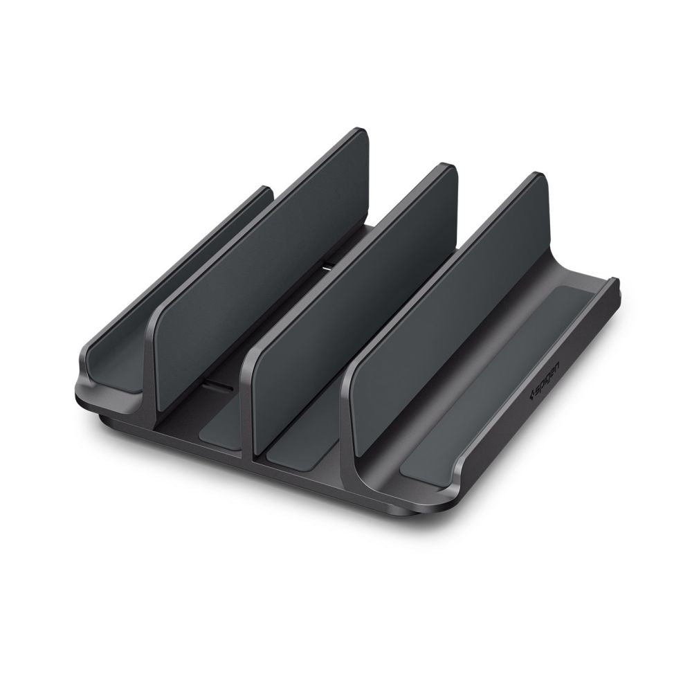 Spigen LD208S4 skrivebordsorganisator til bærbare computere, tablets, smartphones og tastaturer - grå