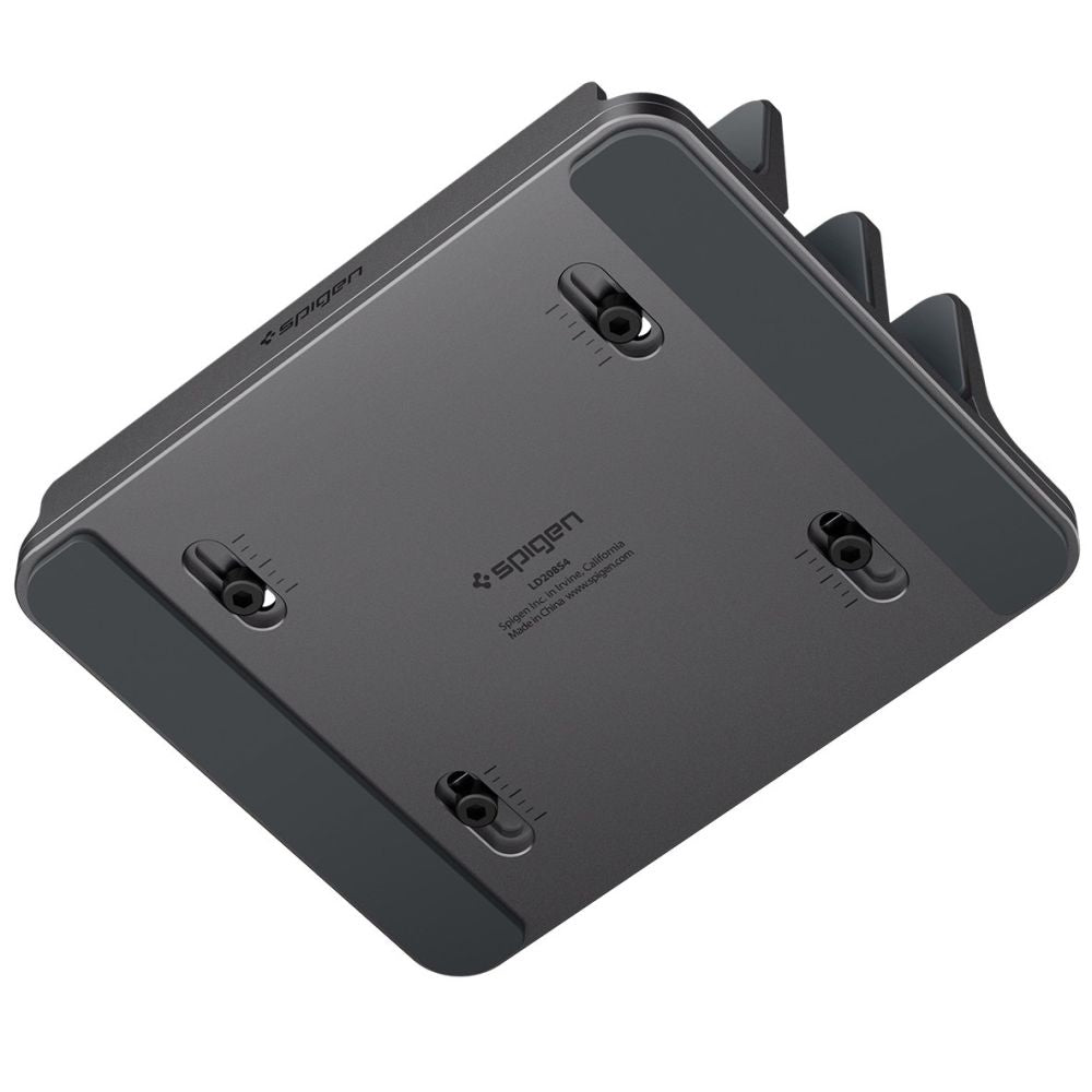 Spigen LD208S4 skrivebordsorganisator til bærbare computere, tablets, smartphones og tastaturer - grå