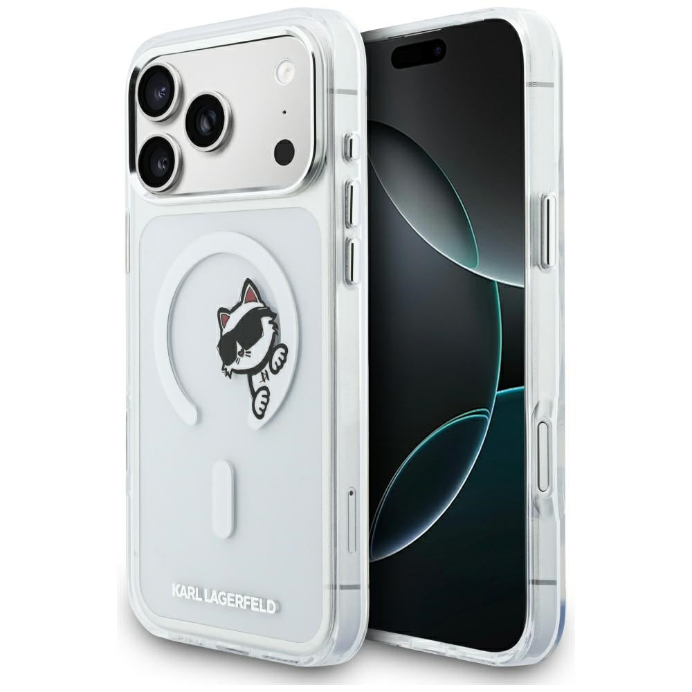 Karl Lagerfeld IML Peekaboo MagSafe Case til iPhone 17 Pro Max - klar