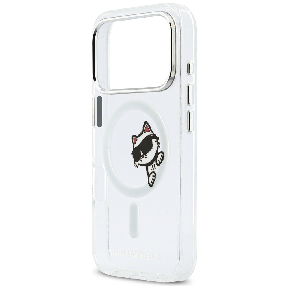 Karl Lagerfeld IML Peekaboo MagSafe Case til iPhone 17 Pro - klar