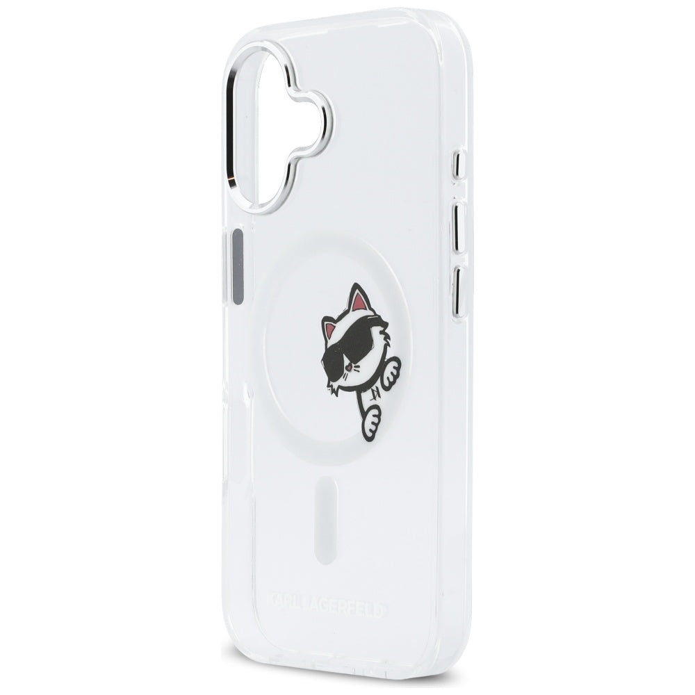 Karl Lagerfeld IML Peekaboo MagSafe iPhone 17 Case - gennemsigtig