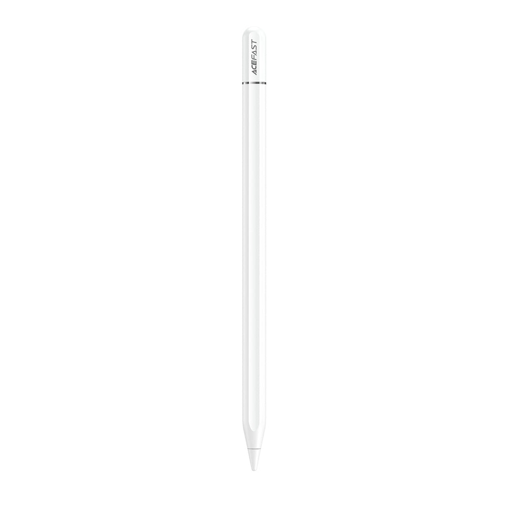 Acefast V3 Capacitive Stylus for iPad with Wireless Charging and 2 Interchangeable Tips - White