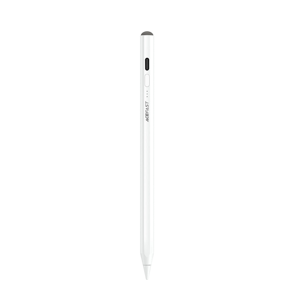 Acefast V2 Capacitive Stylus for iPad with 2 Interchangeable Tips - White