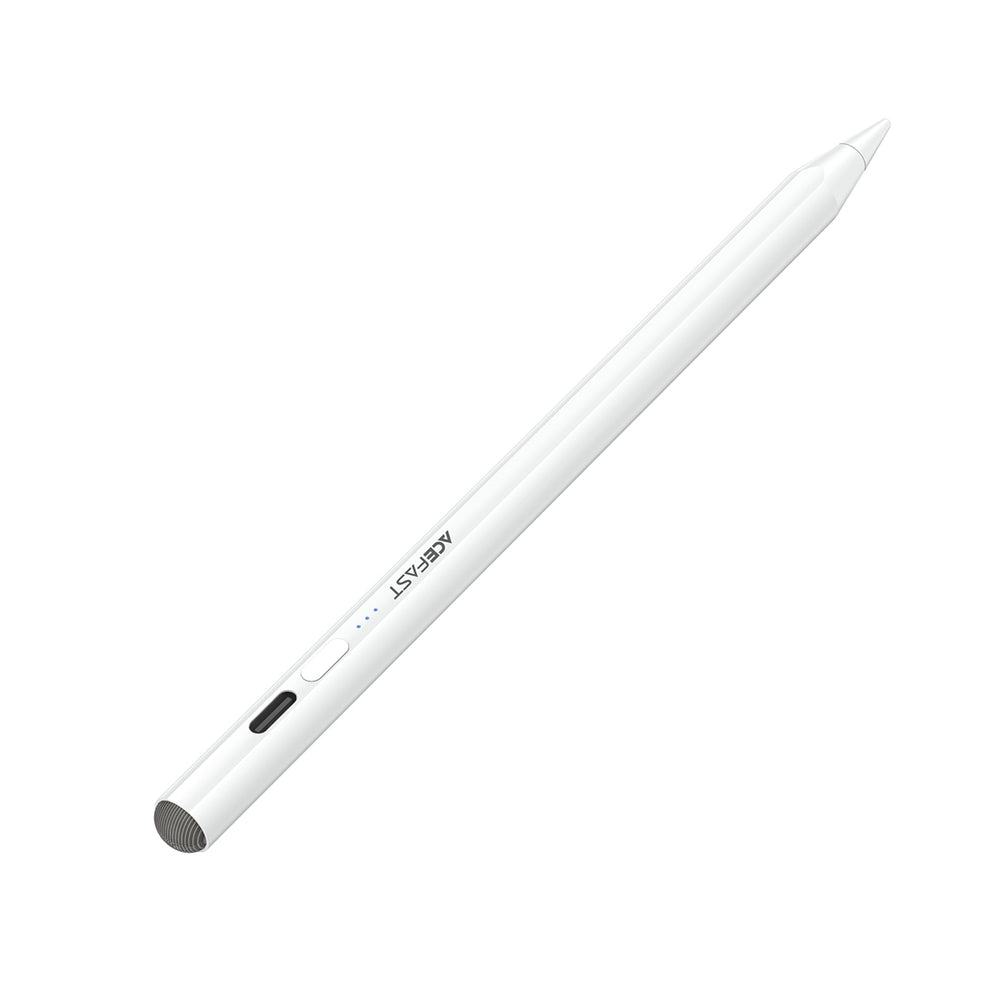 Acefast V2 Capacitive Stylus for iPad with 2 Interchangeable Tips - White