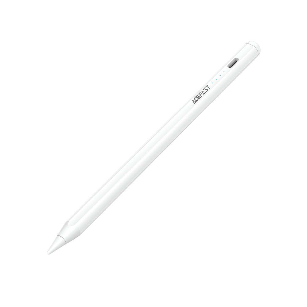Acefast V1 Universal Capacitive Stylus with 2 Interchangeable Tips - White