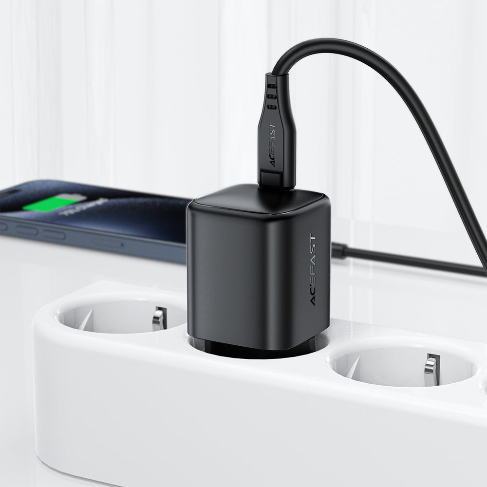 Acefast A134 67W GaN USB-C Wall Charger - sort