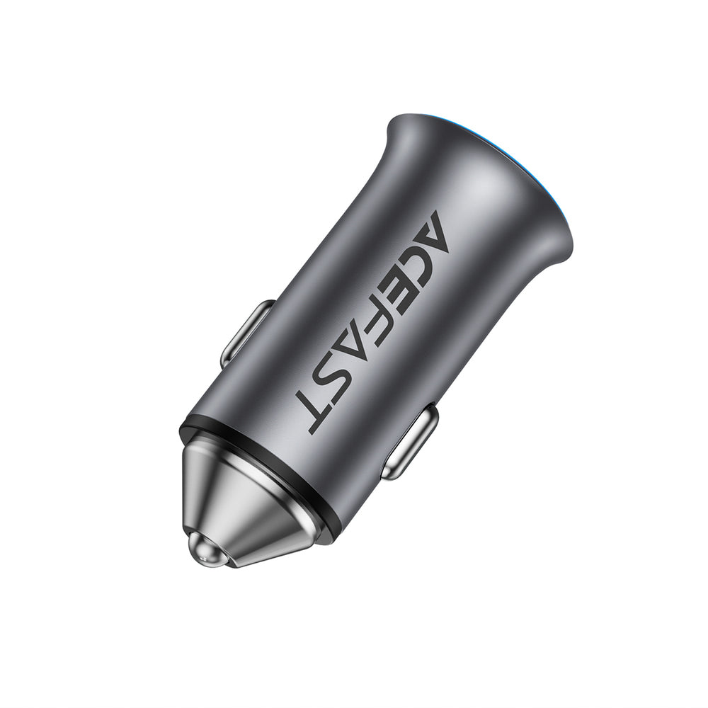 Acefast B16 95W USB-A + USB-C Car Charger - Gray