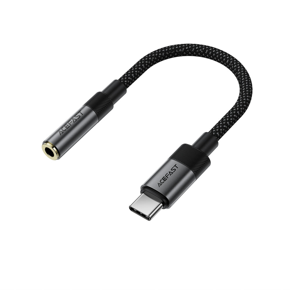 Acefast J12 USB-C to 3.5mm mini jack adapter - black