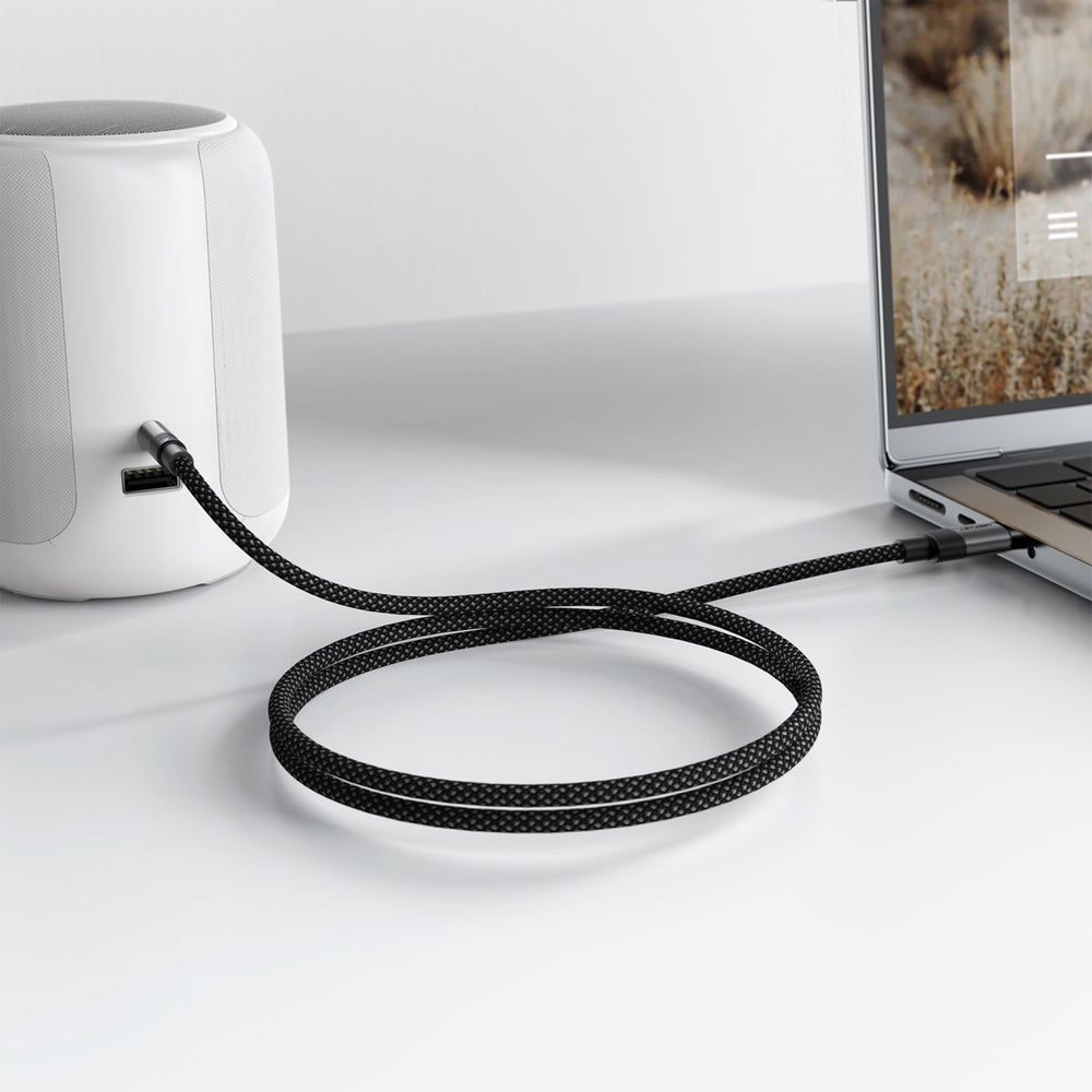Acefast J11 USB-C to 3.5mm mini jack cable 1m - black