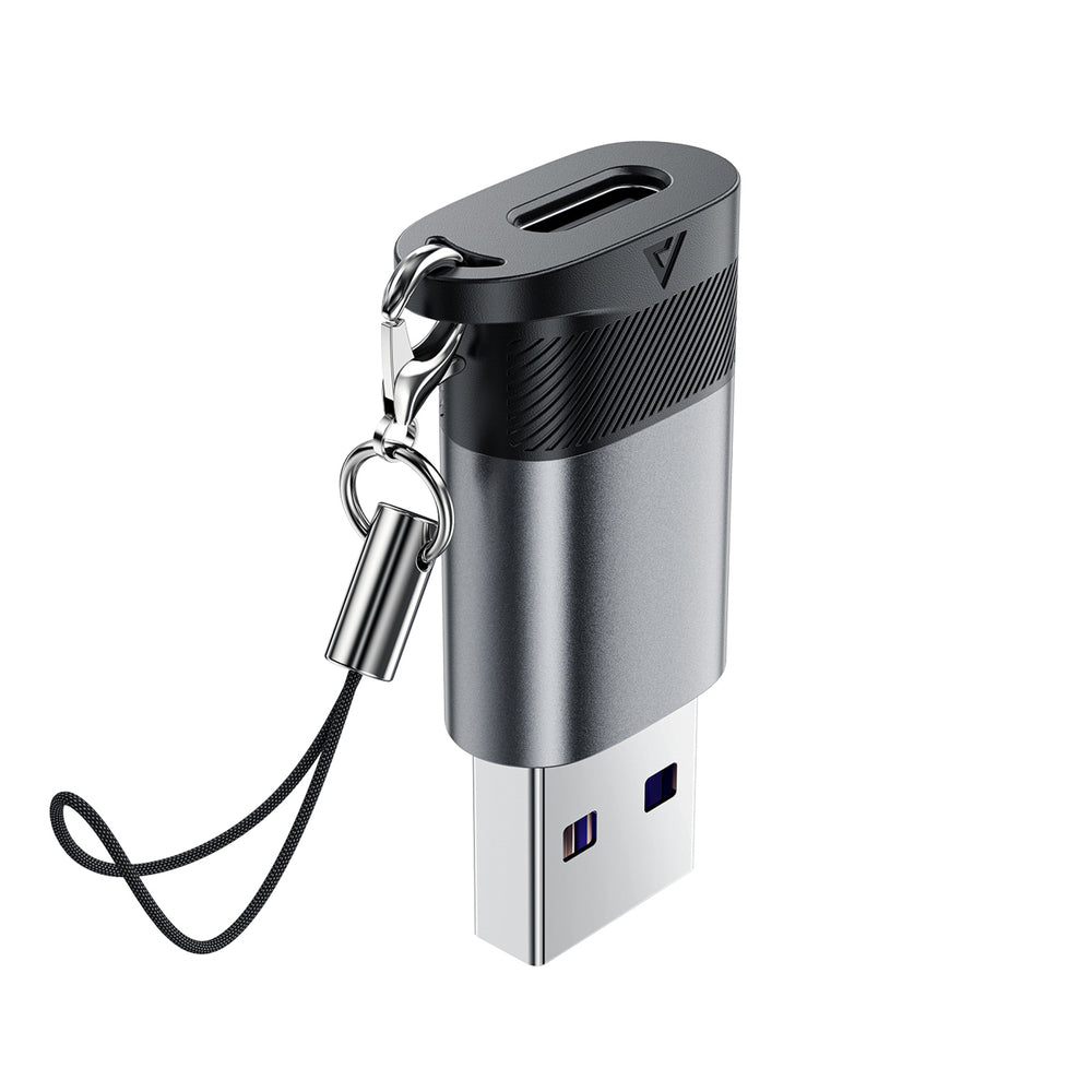 Acefast J8 USB-C - USB-A Adapter - Gray