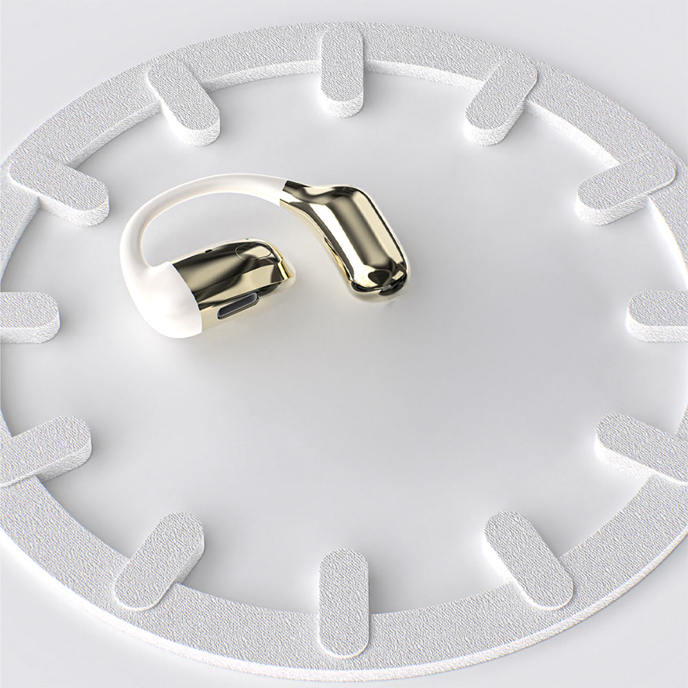 Dudao U4Pro Bluetooth universel over-ear headset til begge ører - beige og guld