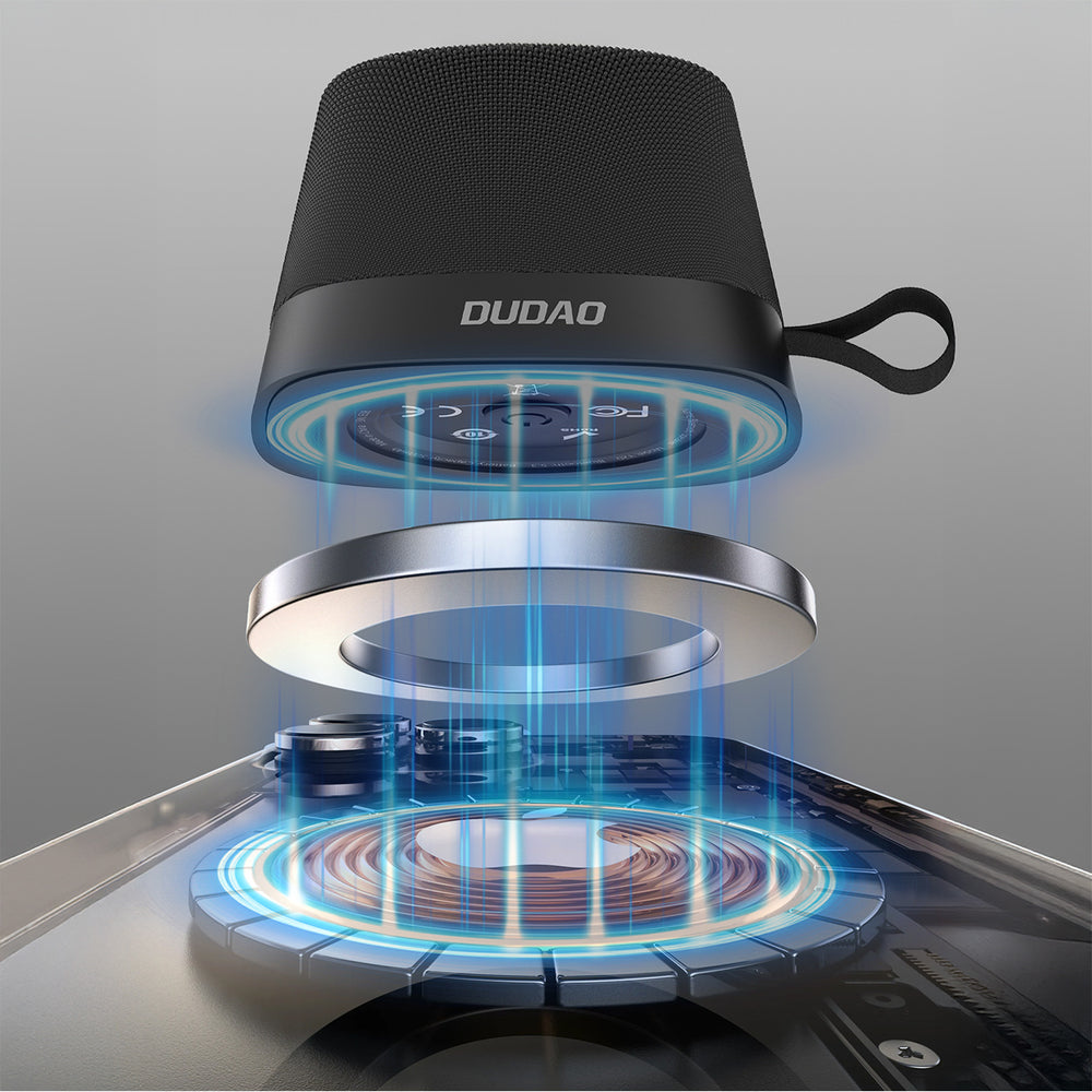 Dudao Y20 trådløse højttaler med magnetisk Mount Bluetooth 5.3 - sort