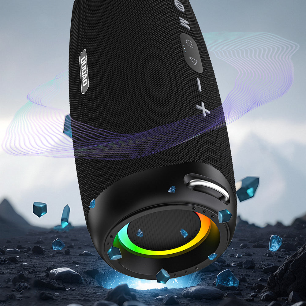 Dudao Y21Pro Wireless Speaker with RGB Backlight Bluetooth 5.3 - Black