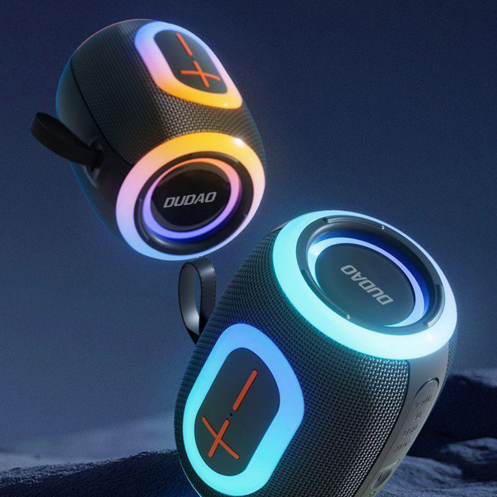Dudao Y22 Wireless Speaker with RGB Backlight Bluetooth 5.3 - Black