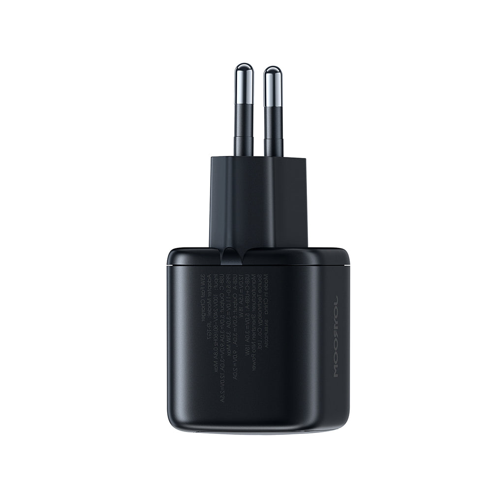Joyroom JR-TG7 33W USB-A + USB-C Wall Charger - sort