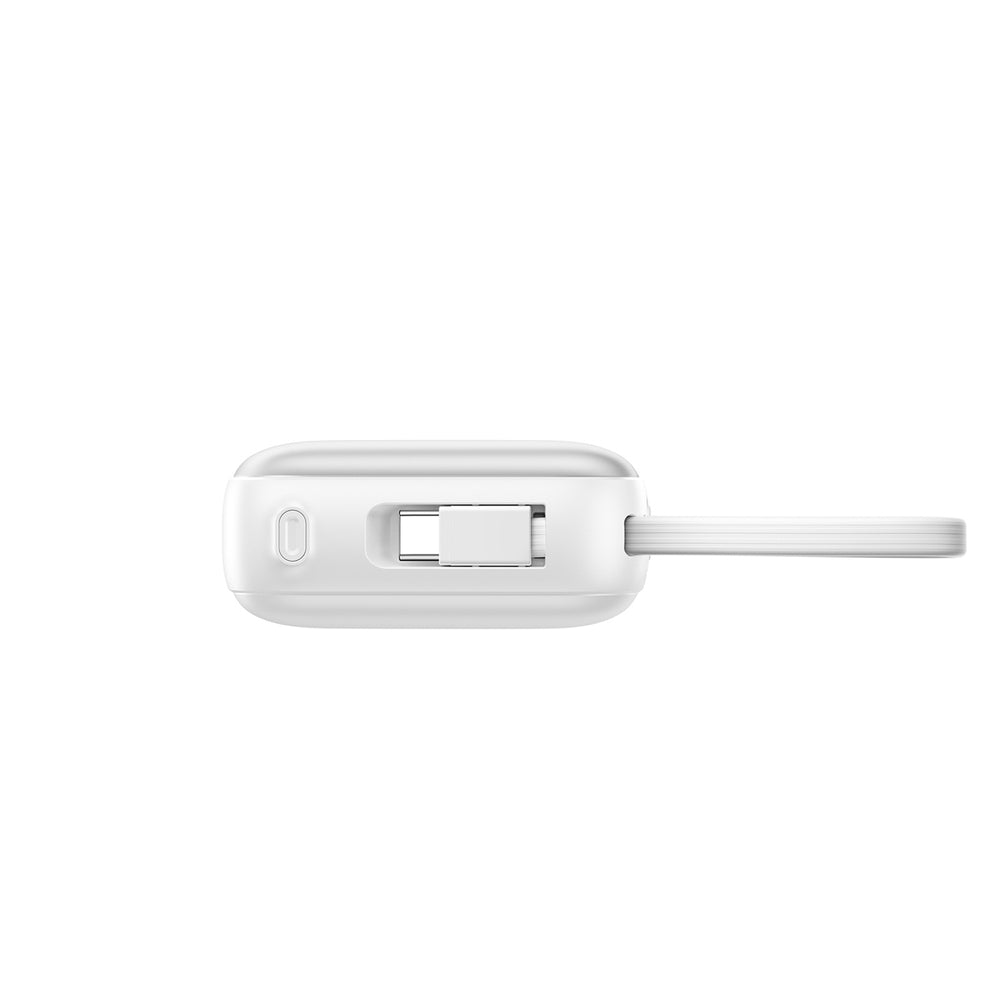 Joyroom JR-PBF29 20000mAh 22.5W Powerbank med dobbelt kabel - hvid