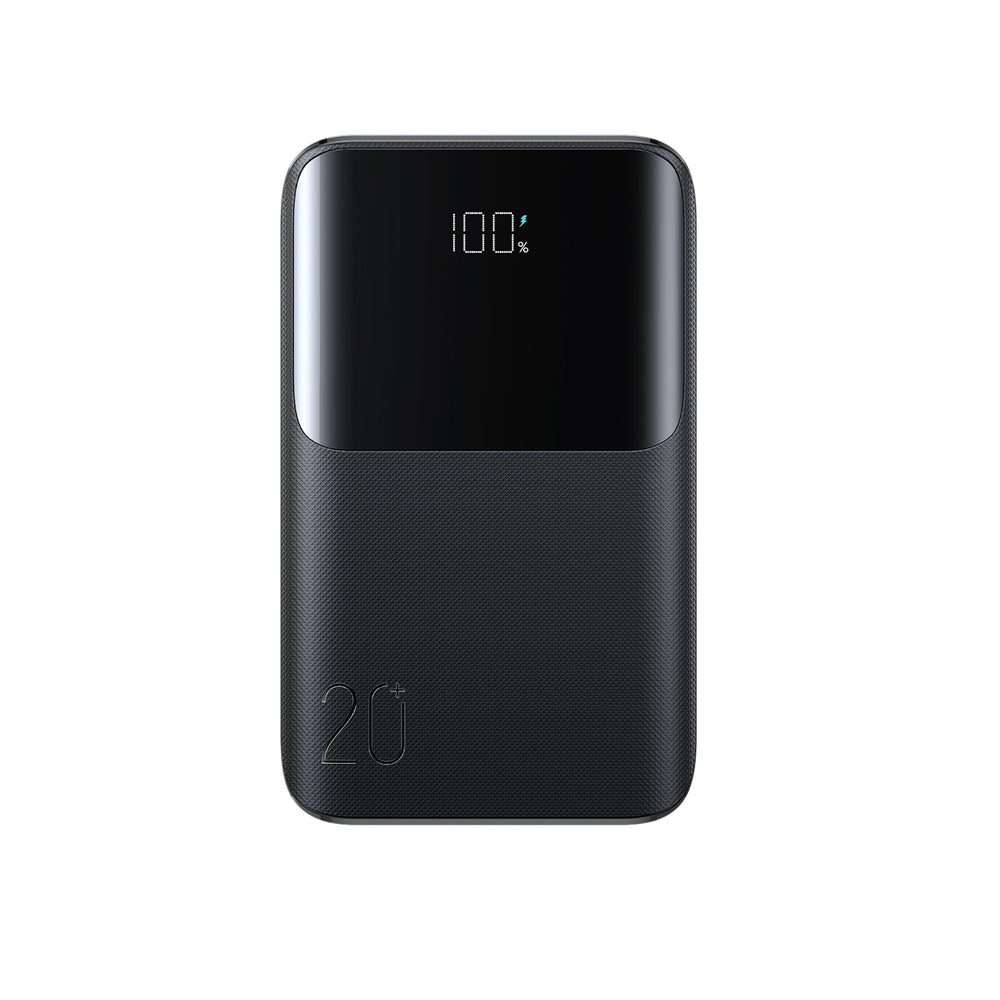 Joyroom JR-QP192 Star Series Mini 20000mAh 22.5W Powerbank med digital skærm - sort