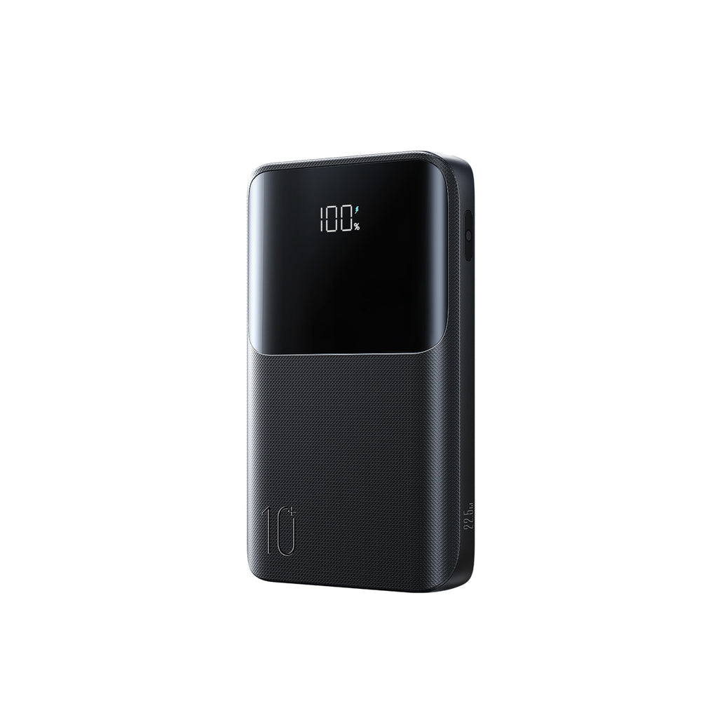 Joyroom JR-QP191 Star Series Mini 10000mAh 22.5W Powerbank med digital skærm - sort
