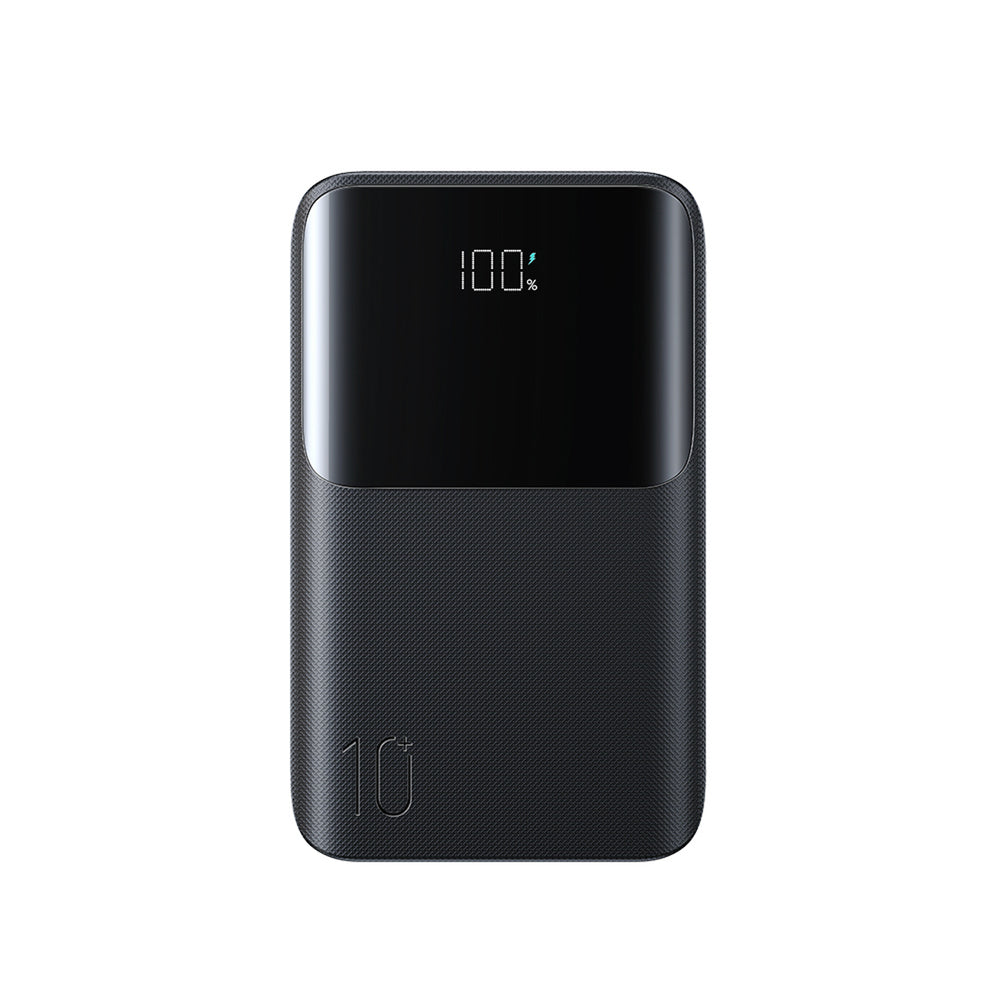 Joyroom JR-QP191 Star Series Mini 10000mAh 22.5W Powerbank med digital skærm - sort